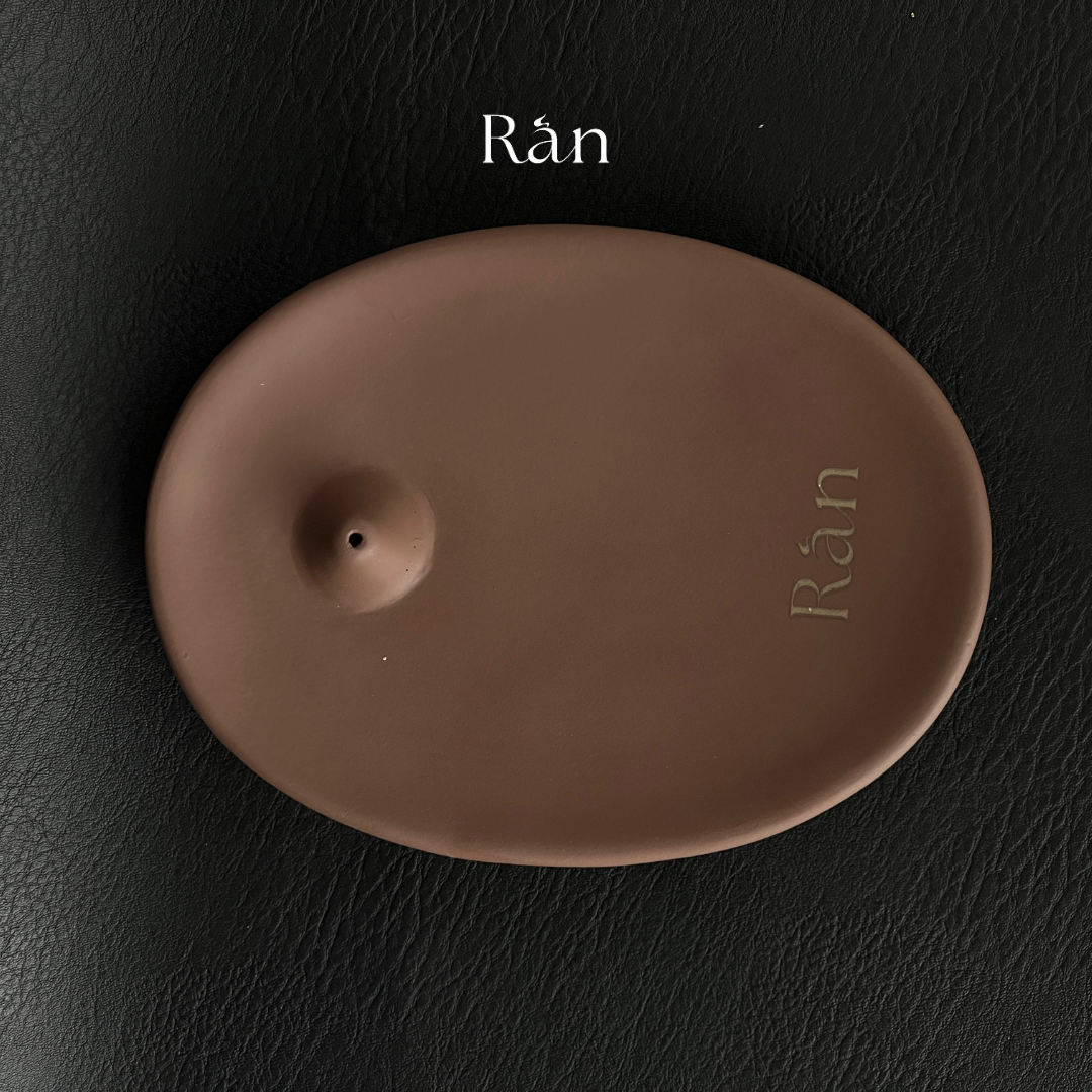 Wabi-sabi aesthetics Ceramic Incense Holder