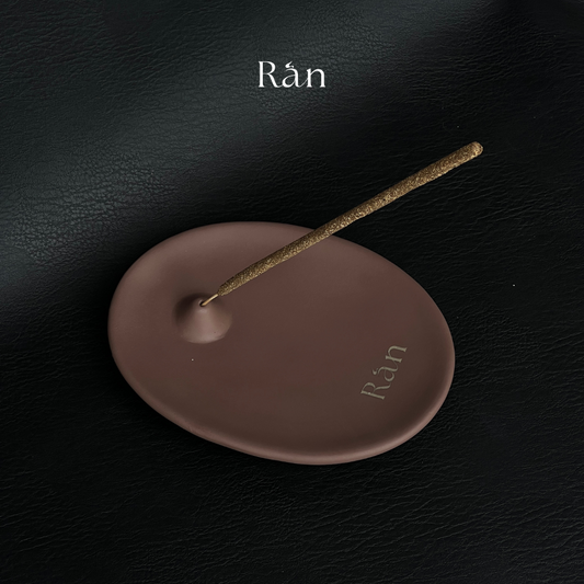 Wabi-sabi aesthetics Ceramic Incense Holder