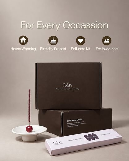 Custom Incense Gift Box — Handcrafted Scents & Holder, Gift-Ready