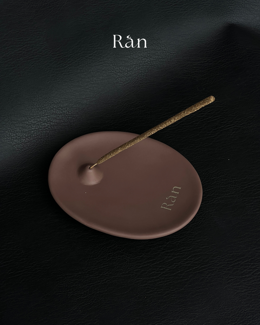 Wabi-sabi aesthetics Ceramic Incense Holder