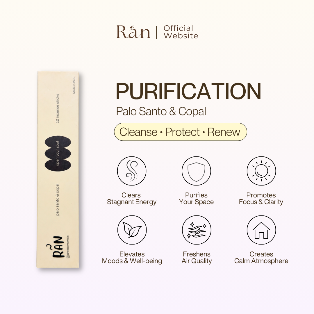 Purification - Palo Santo & Copal (12 sticks)