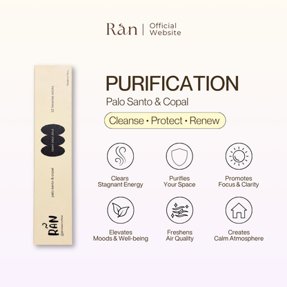 Purification - Palo Santo & Copal (12 sticks)
