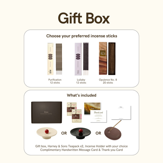 Custom Incense Gift Box — Handcrafted Scents & Holder, Gift-Ready